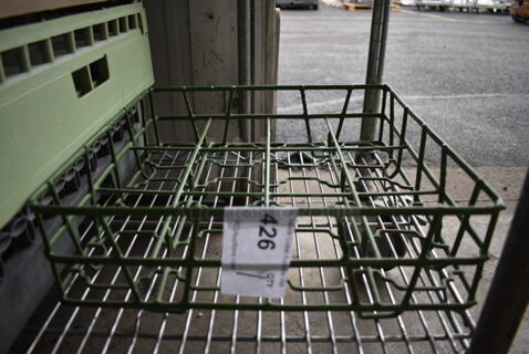 Green Dish Caddy. 14x14x4.5
