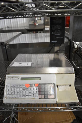 Hobart Model SCL500 Metal Commercial Countertop Food Portioning Scale. 120 Volts, 1 Phase. 14.5x16x17. Tested and Powers On