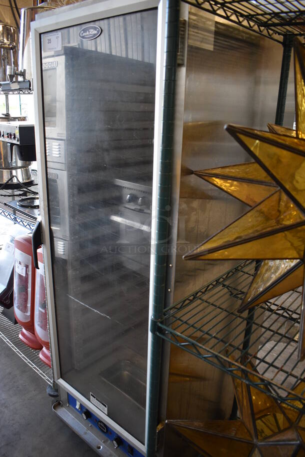 NICE! Cook Rite Model ATHC-18 Stainless Steel Commercial Single Door Heated Holding Cabinet on Commercial Casters. 120 Volts, 1 Phase. 25.5x31x70. Tested and Working! - Image 2 of 9