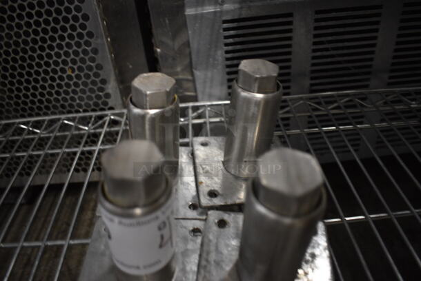 4 Metal Legs. 3.5x3.5x4. 4 Times Your Bid! - Image 4 of 4