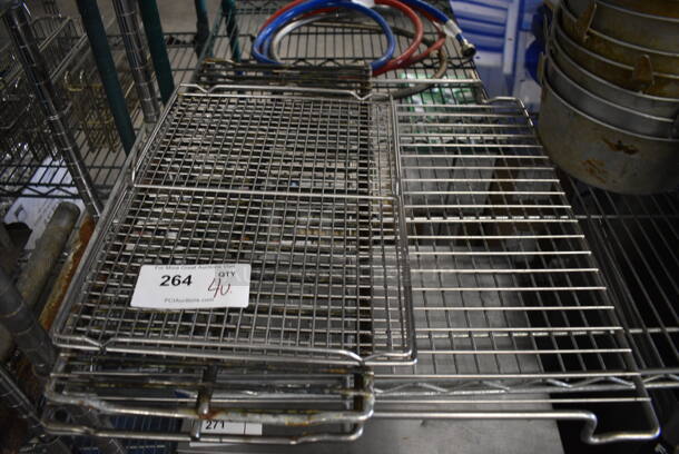 4 Various Metal Racks. Includes 21x22x2. 4 Times Your Bid!