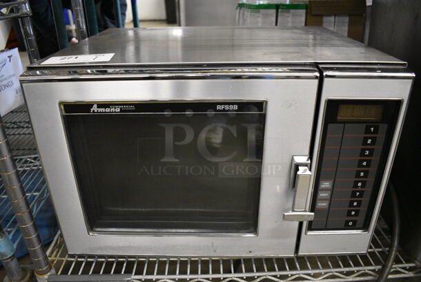 Amana RFS9B Metal Commercial Countertop Microwave Oven. 22x19x14.5 - Image 1 of 5