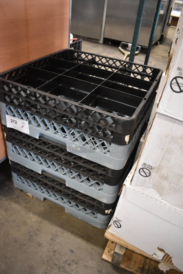 3 Poly Dish Caddies. 19.5x19.5x7. 3 Times Your Bid! - Image 3 of 3