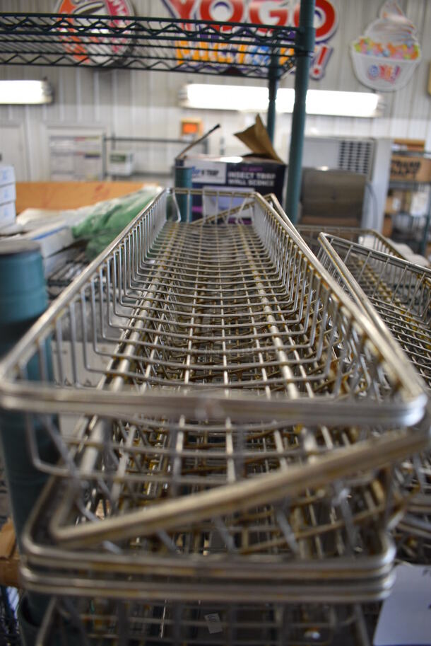 5 Metal Baskets. 22x5x2. 5 Times Your Bid! - Image 2 of 2