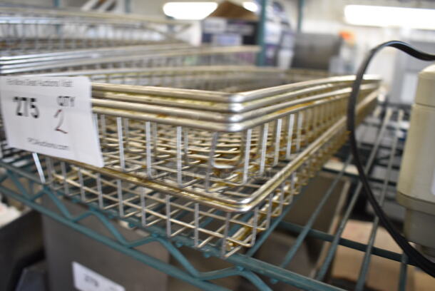 2 Metal Baskets. 22x8x2. 2 Times Your Bid! - Image 2 of 2
