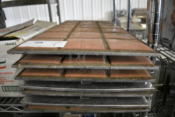 7 Tiled Heat Holding Buffet Boards. 28.5x12.5x1. 7 Times Your Bid! - Image 2 of 2
