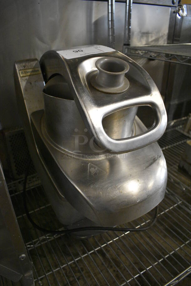 NICE! Electrolux Model TRS 1V TRS24 Metal Commercial Countertop Food Processor. 100/120 Volts, 1 Phase. 10x19x20.5. Tested and Powers on But Parts Do Not Move - Image 2 of 8