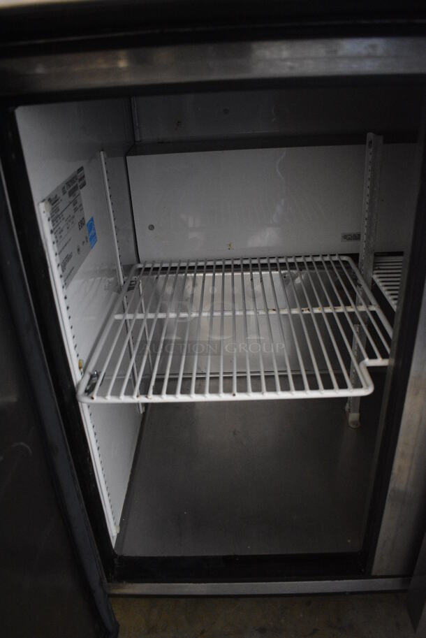 GREAT! 2014 True Model TUC-36-34 ENERGY STAR Stainless Steel Commercial 2 Door Undercounter Cooler on Commercial Casters. 115 Volts, 1 Phase. 36.5x34.5x33.5. Tested and Working! - Image 4 of 7