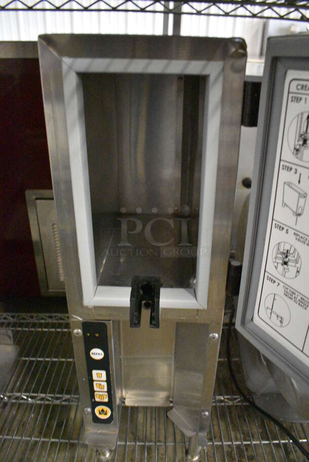 NICE! Silver King Stainless Steel Commercial Countertop Milk Dispenser. 9.5x17x29. Cannot Test Due To Missing Power Cord - Image 4 of 6