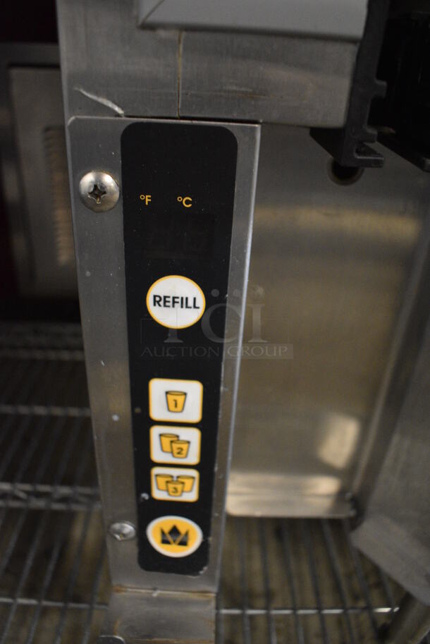 NICE! Silver King Stainless Steel Commercial Countertop Milk Dispenser. 9.5x17x29. Cannot Test Due To Missing Power Cord - Image 5 of 6