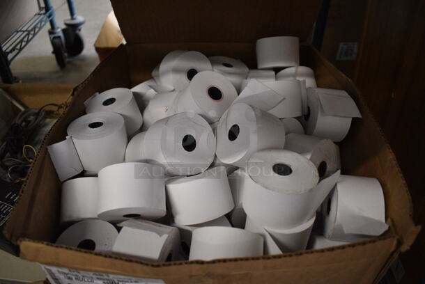 ALL ONE MONEY! Lot of Receipt Paper Rolls!