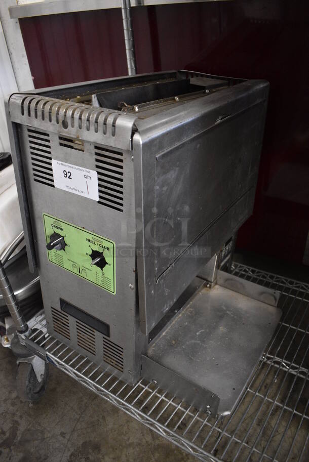 GREAT! AJ Antunes Model VCT-250RD Stainless Steel Commercial Countertop 
Vertical Contact Toaster. 208 Volts, 1 Phase. 18x22x22.5 - Image 3 of 7