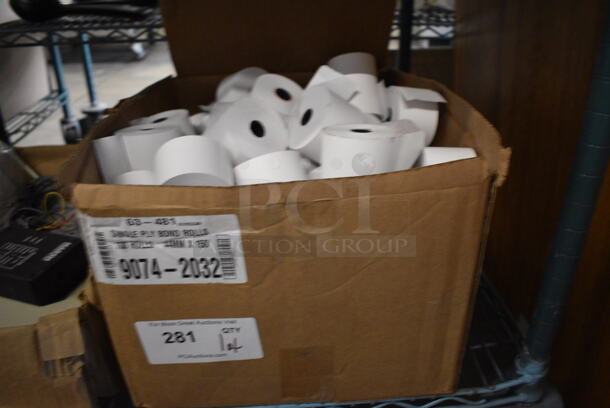 ALL ONE MONEY! Lot of Receipt Paper Rolls! - Image 2 of 3