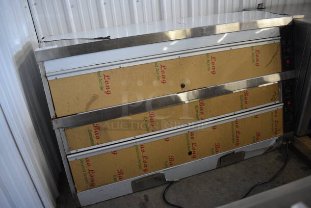 NICE! 2017 Model DH-6P Stainless Steel Commercial Countertop 2 Tier Enclosed Warming Merchandiser Display Case. 220 Volts. 59x30x34.5 - Image 2 of 12