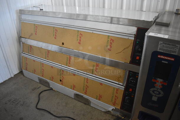 NICE! 2017 Model DH-6P Stainless Steel Commercial Countertop 2 Tier Enclosed Warming Merchandiser Display Case. 220 Volts. 59x30x34.5 - Image 3 of 12