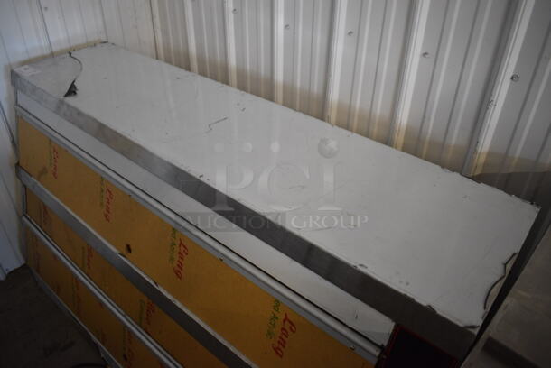 NICE! 2017 Model DH-6P Stainless Steel Commercial Countertop 2 Tier Enclosed Warming Merchandiser Display Case. 220 Volts. 59x30x34.5 - Image 4 of 12