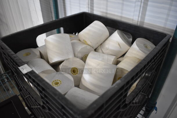 ALL ONE MONEY! Lot of Various Receipt Paper Rolls! - Image 2 of 3