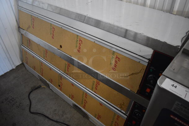 NICE! 2017 Model DH-6P Stainless Steel Commercial Countertop 2 Tier Enclosed Warming Merchandiser Display Case. 220 Volts. 59x30x34.5 - Image 11 of 12