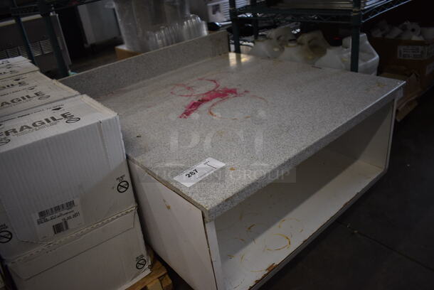 Gray Table w/ Undershelf on Commercial Casters. 30.5x32x23 - Image 2 of 5