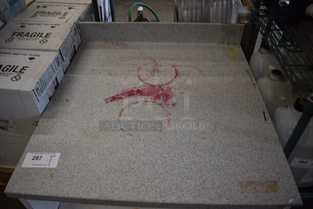 Gray Table w/ Undershelf on Commercial Casters. 30.5x32x23 - Image 3 of 5