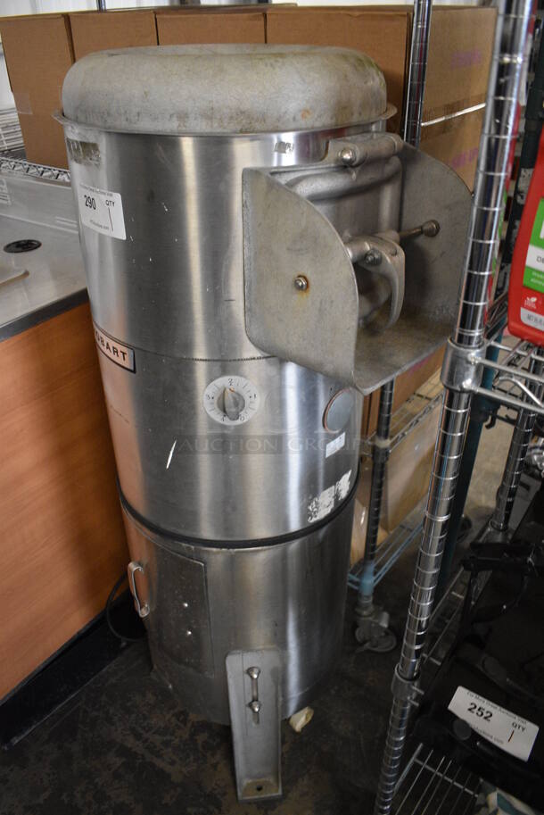 NICE! Hobart Stainless Steel Commercial Floor Style Potato Peeler. 115 Volts, 1 Phase. 23x18x52. Tested and Working! - Image 3 of 6