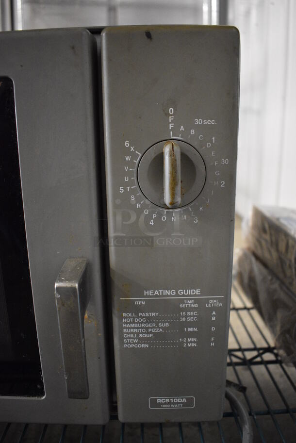 Amana Model RCS10DA Metal Commercial Countertop Microwave Oven. 120 Volts, 1 Phase. 22x19x15 - Image 3 of 6