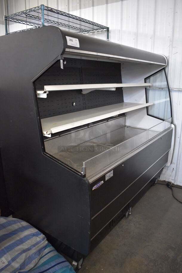NICE! Federal Model RSSM660SC-3 Metal Commercial Grab N Go Open Merchandiser w/ Metal Shelves on Commercial Casters. 120/208-240 Volts, 1 Phase. 71x35.5x65.5 - Image 2 of 6
