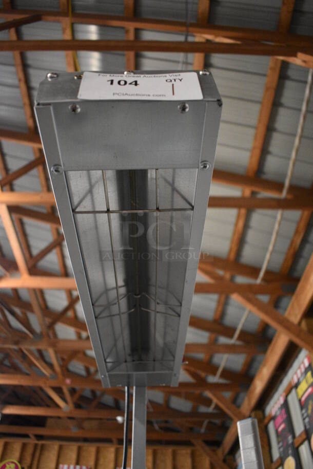 Metal Commercial Countertop Heat Strip Warming Lamp. 14x25x20. Tested and Working! - Image 3 of 5
