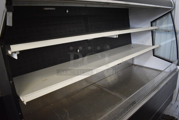 NICE! Federal Model RSSM660SC-3 Metal Commercial Grab N Go Open Merchandiser w/ Metal Shelves on Commercial Casters. 120/208-240 Volts, 1 Phase. 71x35.5x65.5 - Image 3 of 6
