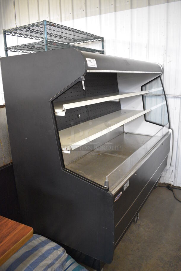 NICE! Federal Model RSSM660SC-3 Metal Commercial Grab N Go Open Merchandiser w/ Metal Shelves on Commercial Casters. 120/208-240 Volts, 1 Phase. 71x35.5x65.5 - Image 6 of 6