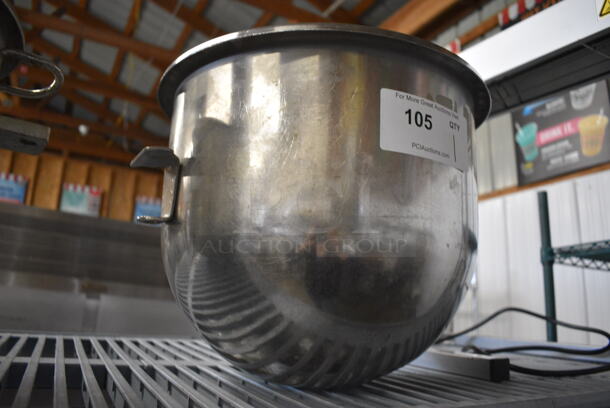 Metal Commercial 20 Quart Mixing Bowl. 16x14x11.5 - Image 4 of 4
