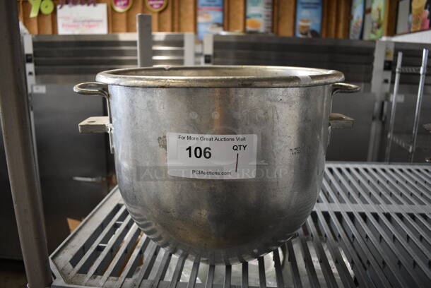 D-20 Metal Commercial 20 Quart Mixing Bowl. 16x14x11.5