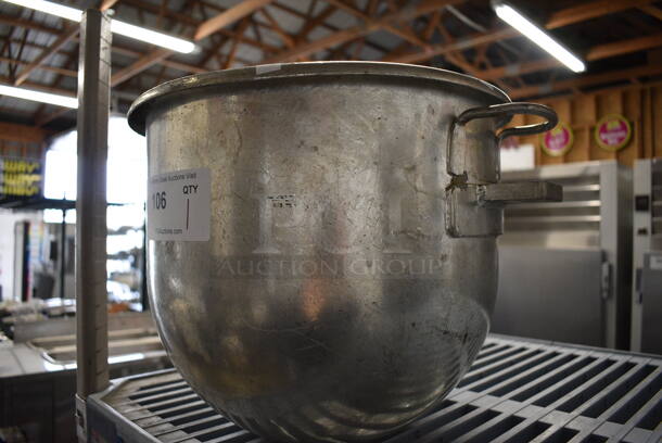D-20 Metal Commercial 20 Quart Mixing Bowl. 16x14x11.5 - Image 2 of 4