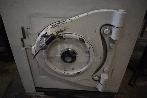 Tan Metal Single Compartment Safe. Does Not Come w/ Combination. 26x27x32 - Image 3 of 10