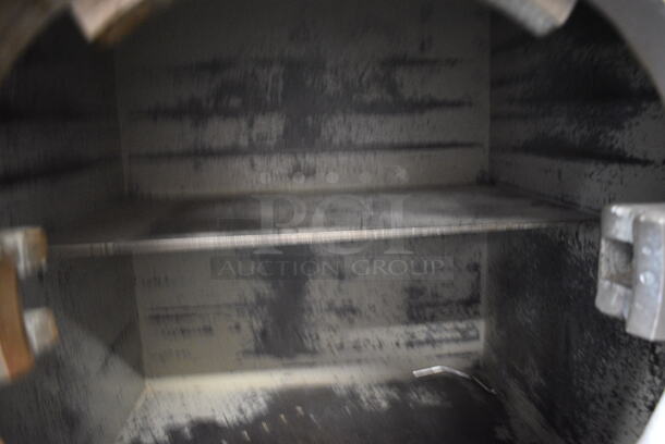 Tan Metal Single Compartment Safe. Does Not Come w/ Combination. 26x27x32 - Image 8 of 10