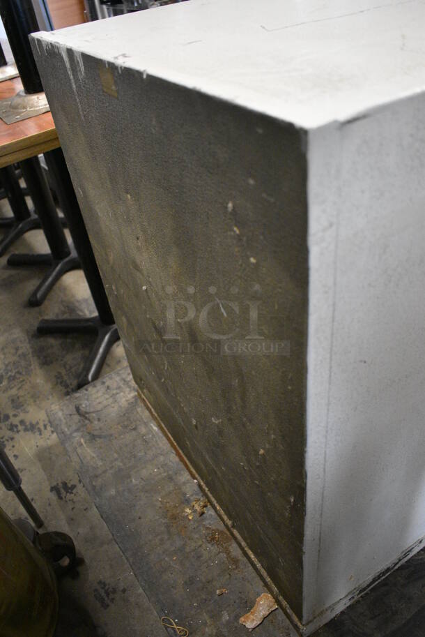 Tan Metal Single Compartment Safe. Does Not Come w/ Combination. 26x27x32 - Image 9 of 10