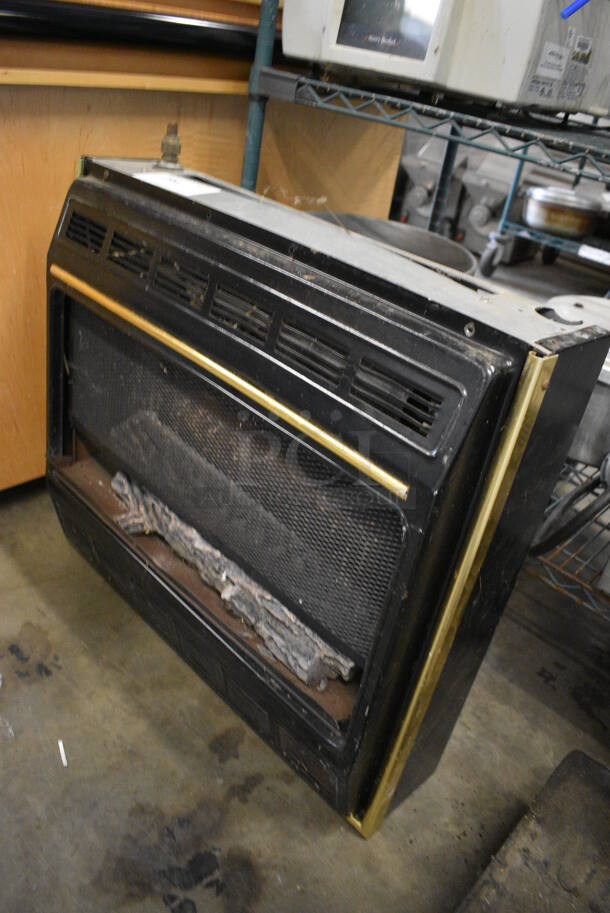 Metal Natural Gas Powered Fireplace. 26.5x7.5x23 - Image 2 of 5