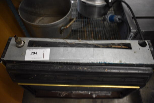 Metal Natural Gas Powered Fireplace. 26.5x7.5x23 - Image 3 of 5