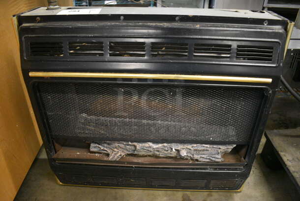Metal Natural Gas Powered Fireplace. 26.5x7.5x23 - Image 4 of 5