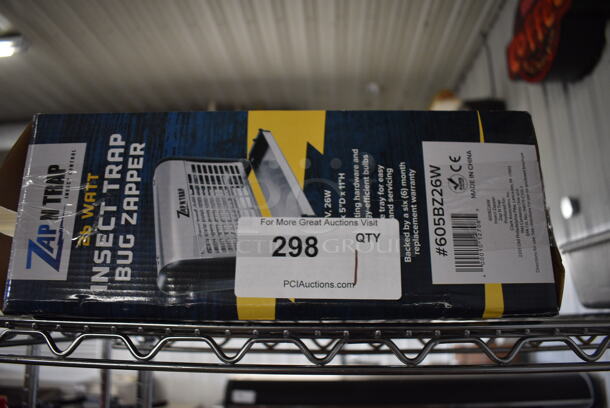 IN ORIGINAL BOX! Zap N Trap Metal Bug Zapper. 15x4x12 - Image 2 of 3