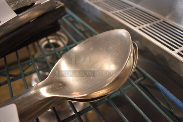 6 Various Metal Serving Spoons. Includes 15.5". 6 Times Your Bid! - Image 2 of 2