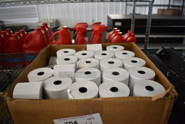 ALL ONE MONEY! Lot of Thermal Receipt Printer Paper Rolls! - Image 1 of 2