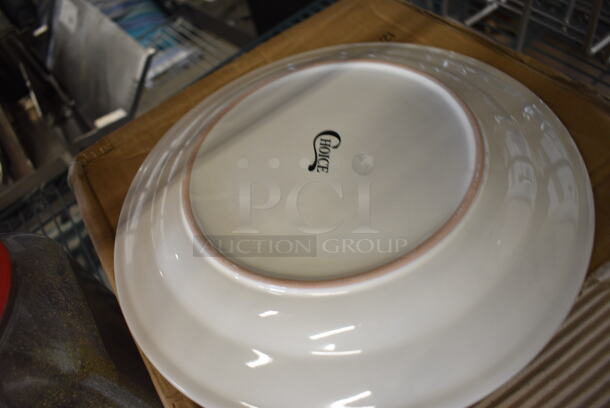 12 BRAND NEW IN BOX! White Ceramic Plates. 10.5x10.5x1. 12 Times Your Bid! - Image 3 of 3