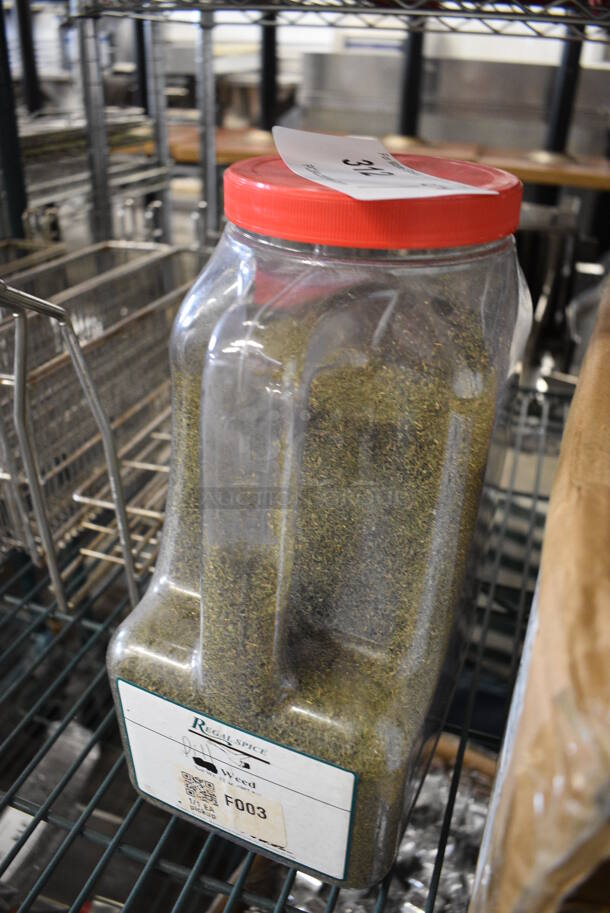 Jug of Dill Weed. 7.5x5x10.5 - Image 3 of 3
