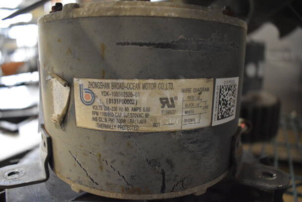 2 Zhongshan Motor. 208-230 Volts, 1 Phase. 13x13x10. 2 Times Your Bid! - Image 2 of 4
