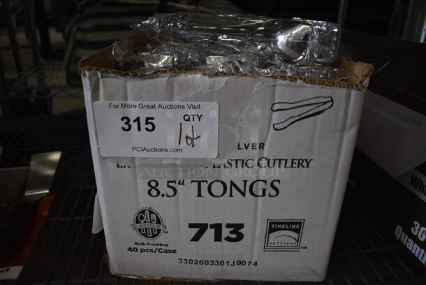 ALL ONE MONEY! Lot of 40 Plastic Tongs! 8.5" - Image 3 of 3