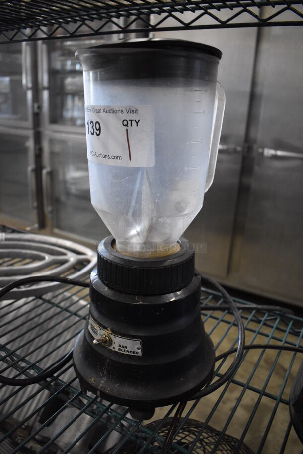 Waring Model 51BL13 Metal Commercial Countertop Blender w/ Pitcher. 120 Volts, 1 Phase. 7x7x15. Tested and Working! - Image 2 of 8