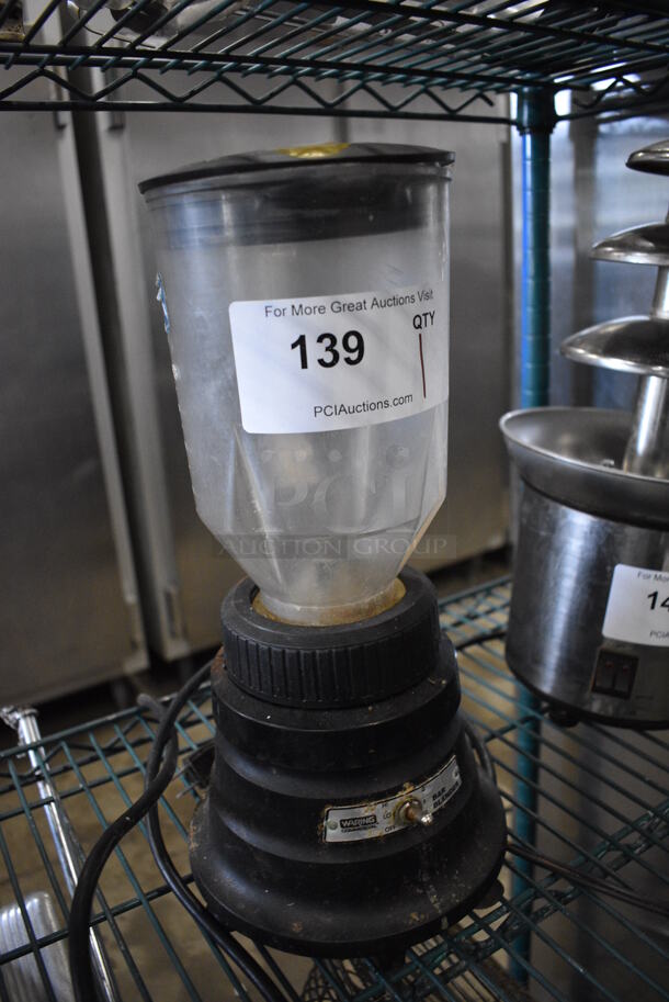 Waring Model 51BL13 Metal Commercial Countertop Blender w/ Pitcher. 120 Volts, 1 Phase. 7x7x15. Tested and Working! - Image 3 of 8