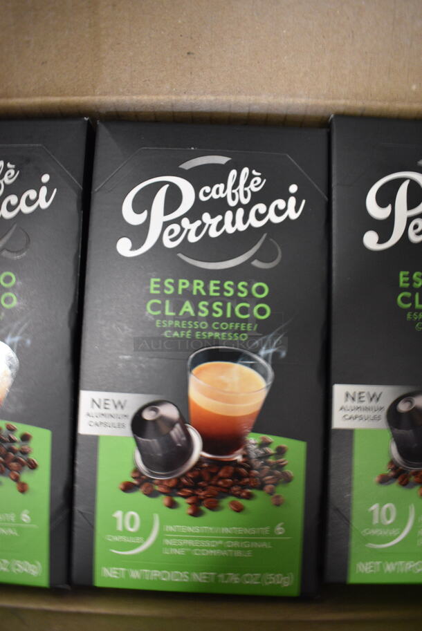 11 Cases of BRAND NEW! Caffe Perrucci Espresso Classico Espresso Coffee Pods. 12 Boxes Per Case. 11 Times Your Bid! - Image 2 of 4