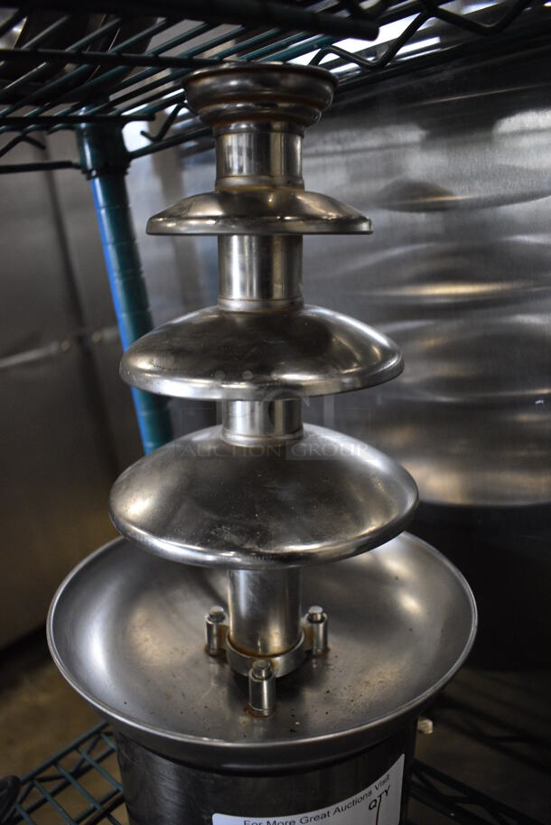 Metal Countertop Chocolate Fountain. 110 Volts, 1 Phase. 8.5x8.5x17 - Image 2 of 4